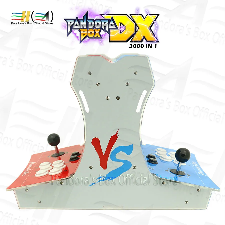 Pandora Box DX Acrylic bartop mini arcade 10 дюймов двойной экран 3000 в 1 может сохранить игру 3P 4P игра