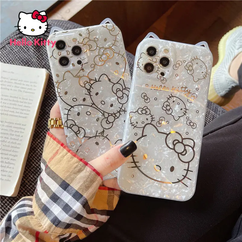 

Hello Kitty high quality case for iPhone13/13Pro/13Promax/7/8P/X/XR/XS/XSMAX/11/12Pro/12mini Phone Silicone Case Cover