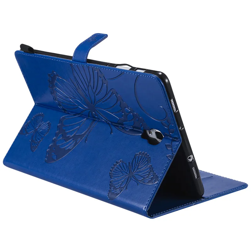 Wekays для samsung Tab A2 10,5 кожаный чехол с мультяшной бабочкой для samsung Galaxy Tab A 10,5 дюймов T590 T595 чехол