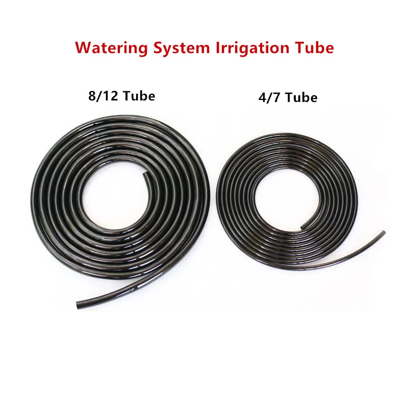 

10/20/40m Watering Hose 4/7mm 8/12mm Garden Drip Pipe PVC Hose Irrigation System Watering Systems for Greenhouses