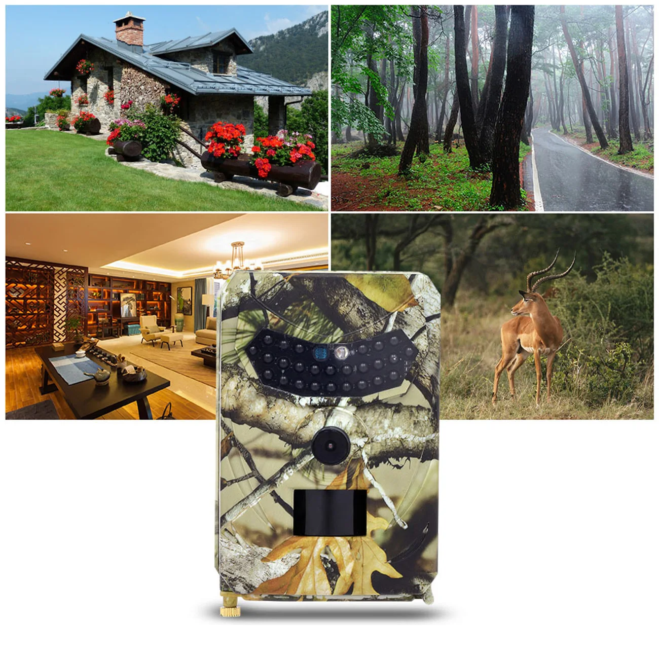 

PR100 Hunting Camera Photo Trap 12MP Wildlife Trail Night Vision Trail Thermal Imager Video Cameras for Hunting Scouting Game