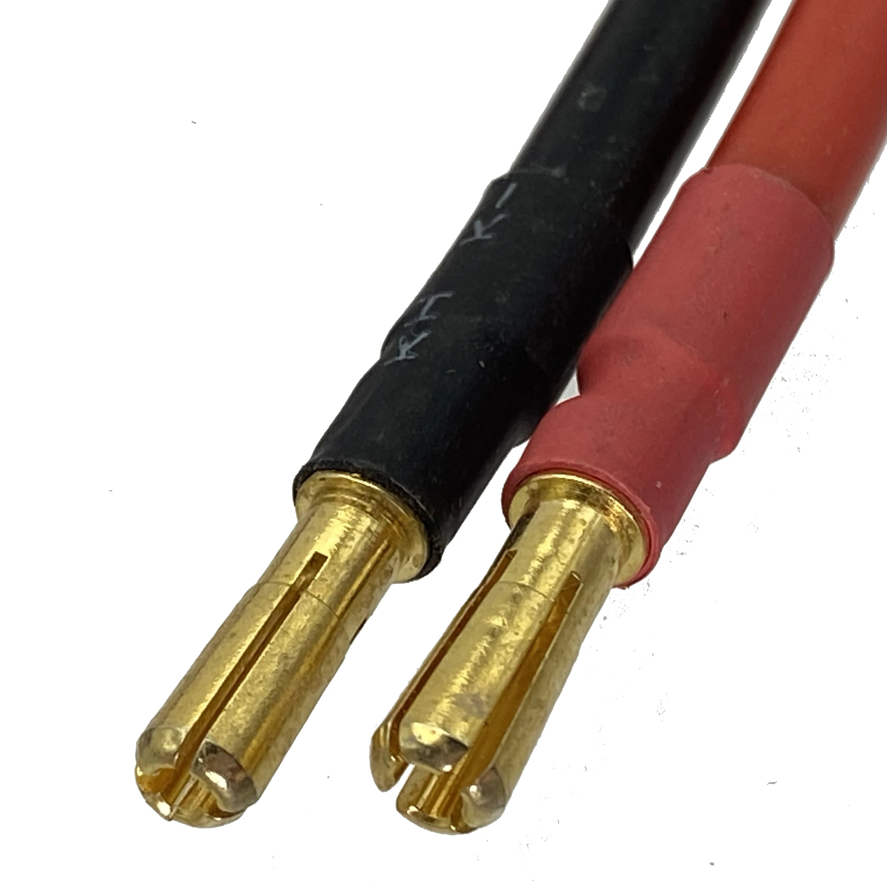 Зарядный кабель EC5 штекер 4 мм банановый 10AWG провод 25 см крест для модели Lipo