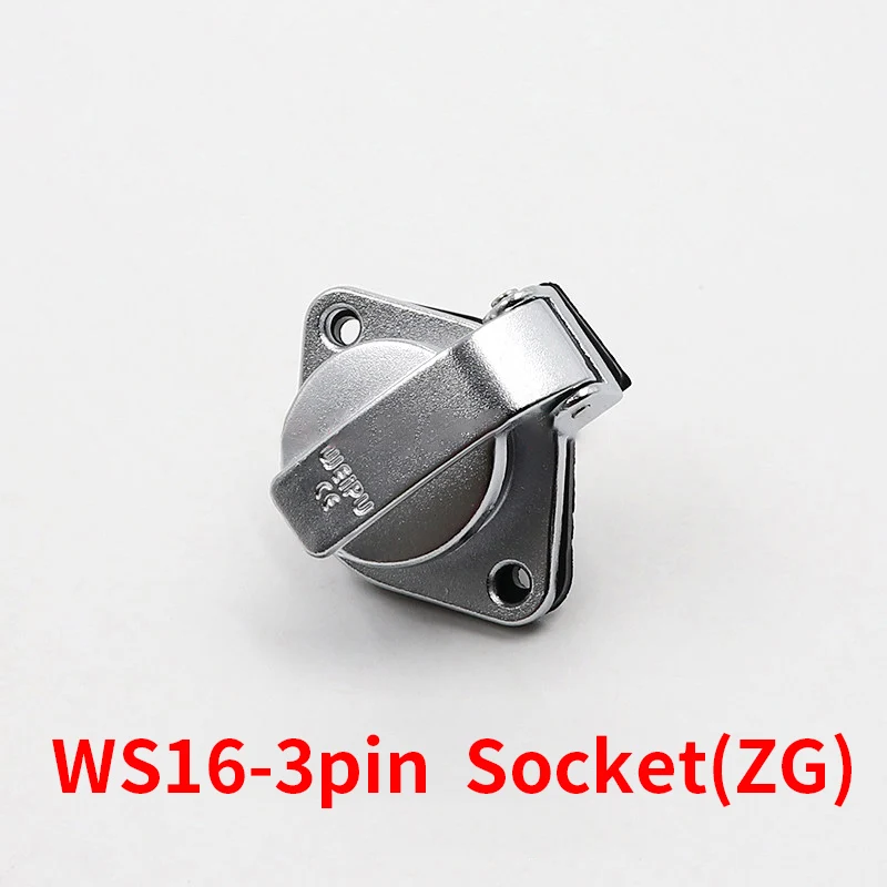 WS16 разъемы 4 pin, высокое напряжение разъем розетка, Промышленный разъем питания, водонепроницаемый, противоударный, IP68 - Цвет: c