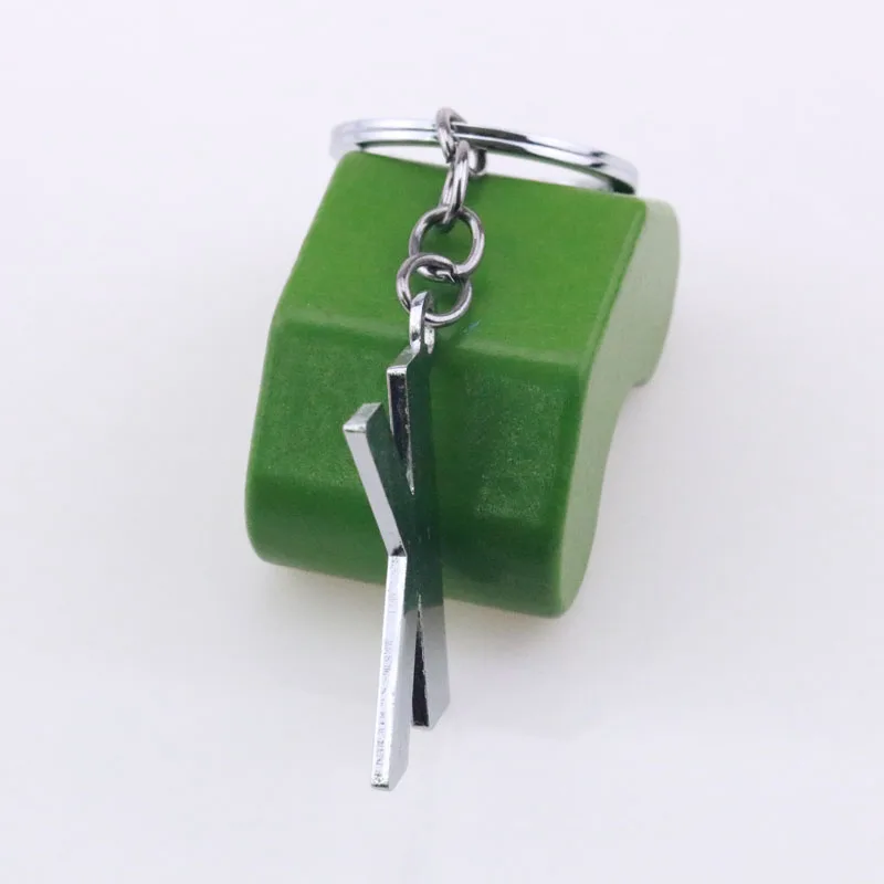 2 шт. A~ Z 3," сплав алфавит буквы брелок Полный Стразы брелок DIY аксессуары