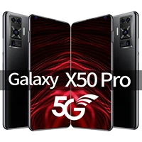 new 2021 x50pro 7 2 inch double sim card 10 core mobile cell phone 8256gb face fingerprint unlock android 10 smartphones