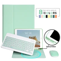 for ipad 9 7 2017 2018 2019 10 2 5th 6th 7th generation case for ipad air 1 2 3 10 5 11 bluetooth compatible keyboard cover