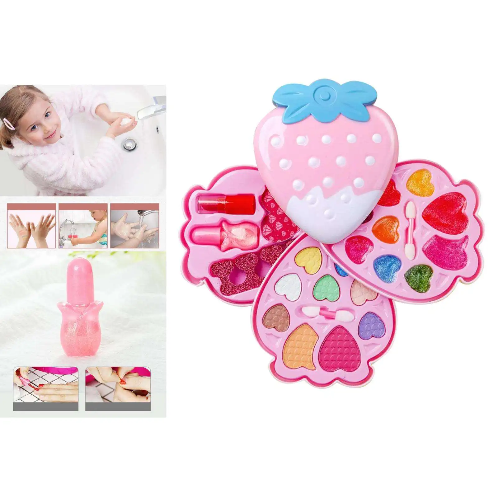 

Детский набор игрушек для макияжа принцесса ролевая игра розовый макияж красота