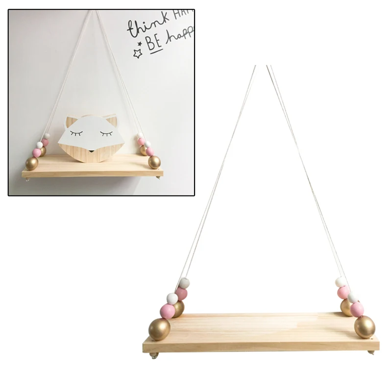 Newспальня настенные Висячие украшения кисточкой бусины кулон деревянная доска