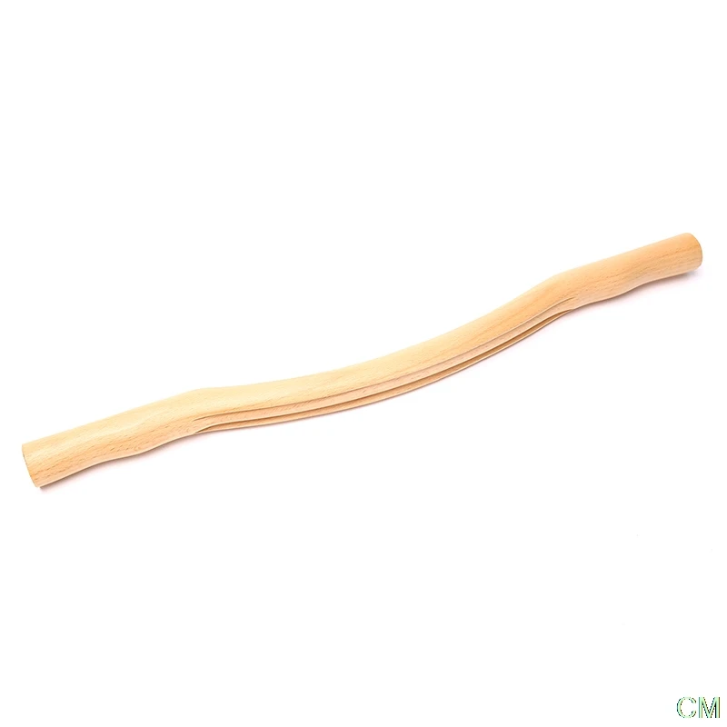 

Natural Wood Bamboo Stick for Massage Gouache Wooden Neck Shoulder Back Massager 1 Pcs