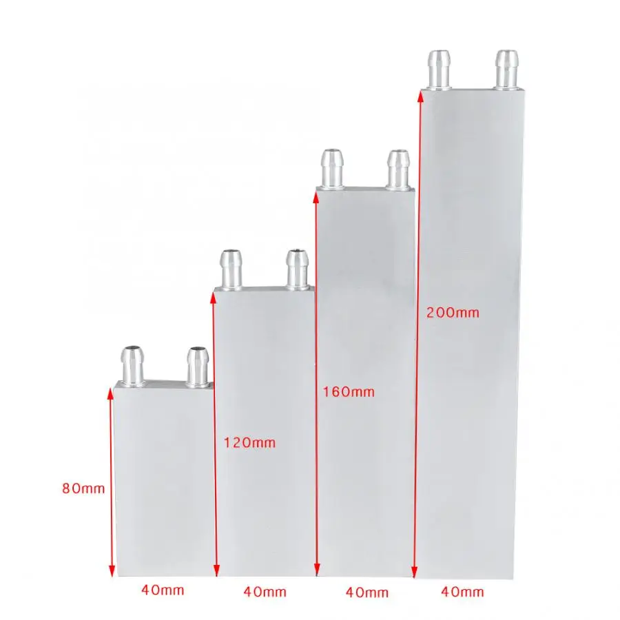 Алюминиевый блок водяного охлаждения радиатор вакуумный алюминиевый с водяным