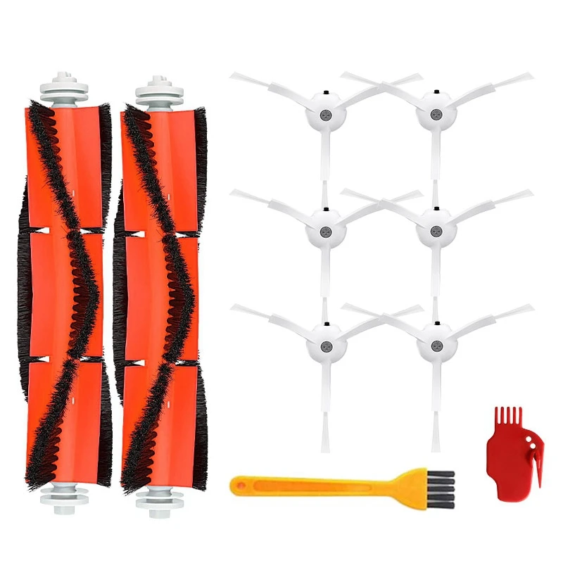 

Promotion!Accessories Kits for Xiaomi Roborock S50 S51 E25 S5 E20 C10 Roborock Robot Vacuum Parts Side Brush Roll Brush