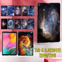 tablet case for samsung galaxy tab a 8 0 2019 t290t295 shockproof ultra thin plastic hard shell back coverstylus