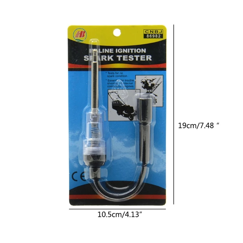 

Spark Plug Tester Engine Ignition Coil Tester Kit Inline Tester Diagnostic Detector Tool for Automotive Car Lawnmower
