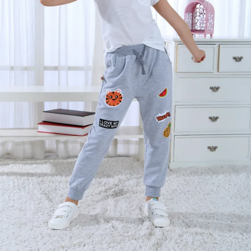 Теплые спортивные штаны для мальчиков и девочек 24 мес. 8 лет однотонные