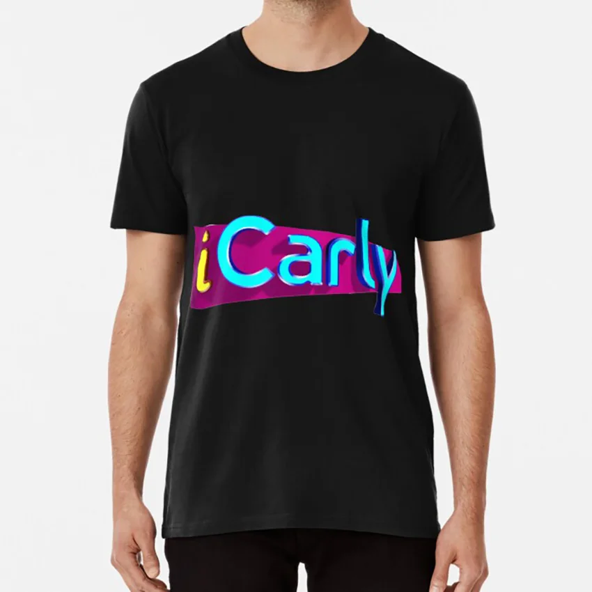 ICarly футболка icarly трендовые наклейки memems Миранда Косгров|Мужские футболки| |