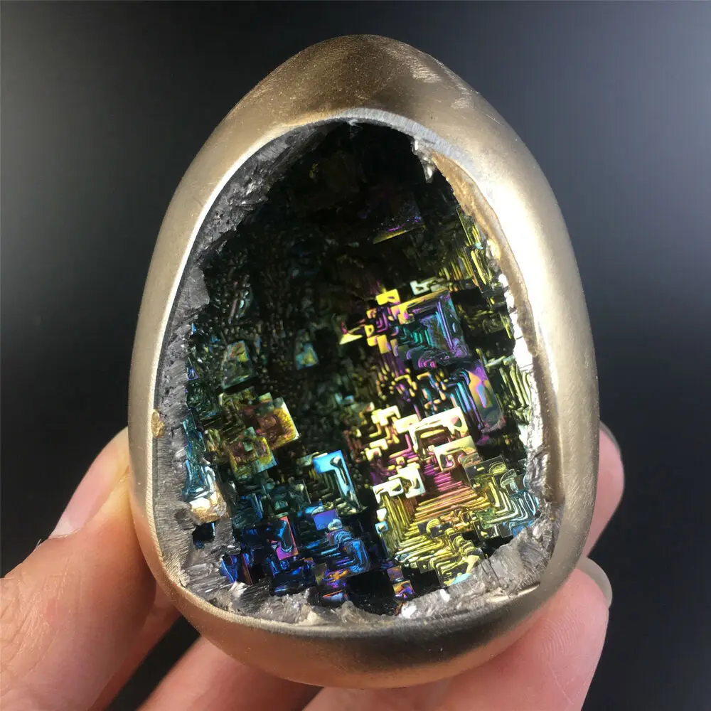 

1 шт., яйцо радужной радуги, кварцевый кристалл, геодовый минеральный образец, восстанавливающий домашний декор рейки
