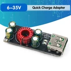 Адаптер быстрой зарядки QC4.0 QC3.0 USB Type-C, понижающий модуль повышения мощности 6 -35 В для Huawei SCPFCP Apple PD Qualcomm