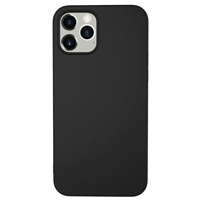 

soft black tpu phone case For iphone 11 12 mini Pro Max XS X XR 7 8 plus SE 2020 Luxury Transparent Matte Cover Hard Shell