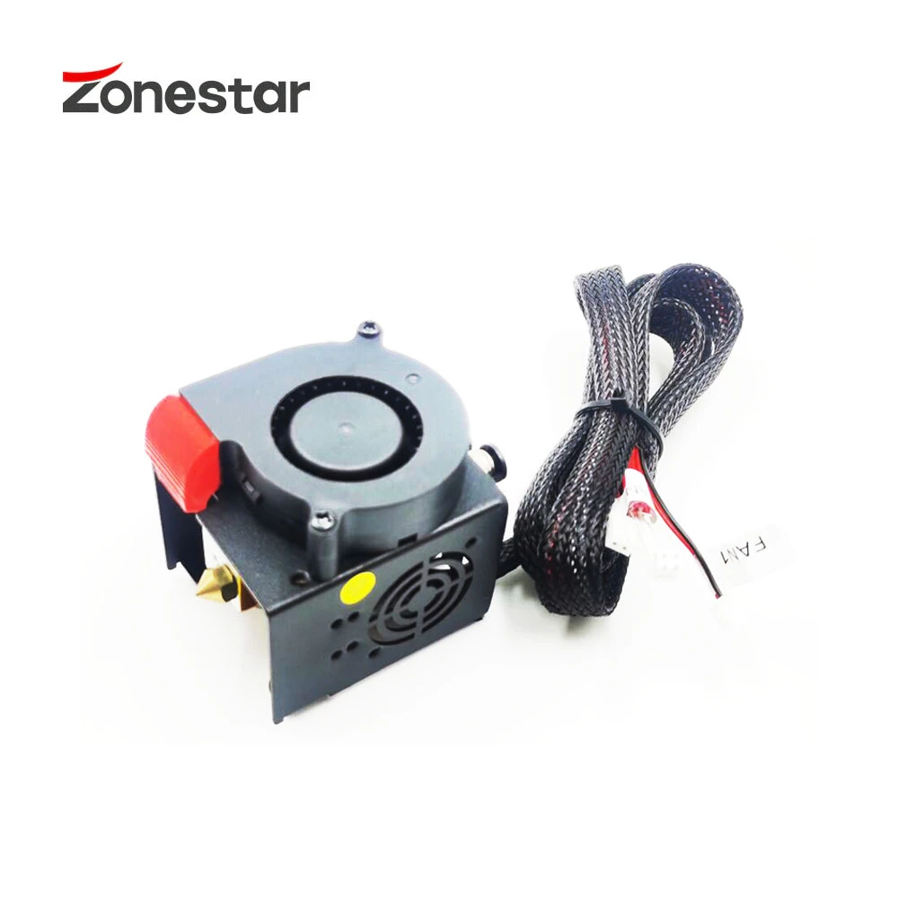 ZONESTAR Одноцветный 3D принтер Hotend нагреватель 24V50W датчик температуры NTC100K B3950 FAN5015