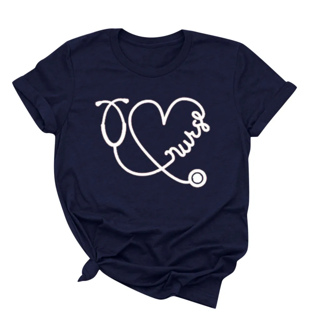 Женская футболка с круглым вырезом коротким рукавом и принтом | одежда