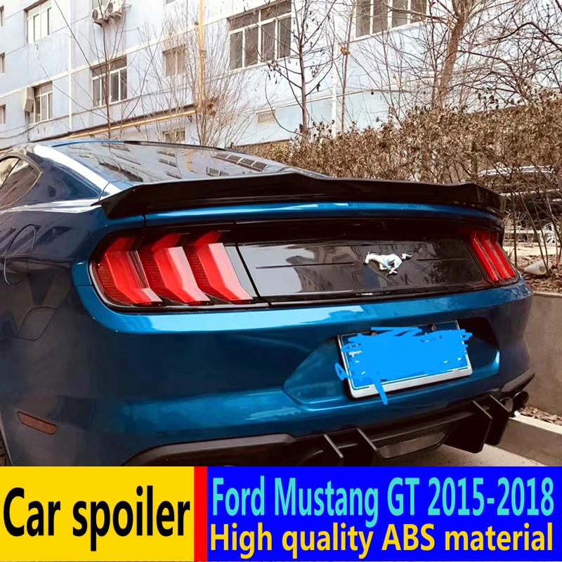 Для Ford Mustang спойлер 2015-2018 Высокое качество ABS Материал Автомобильный задний