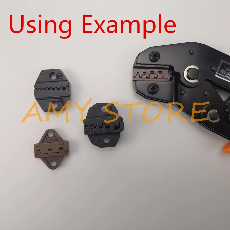 1 шт. плоскогубцы для клемм с храповым механизмом 24 штамповочных наконечника