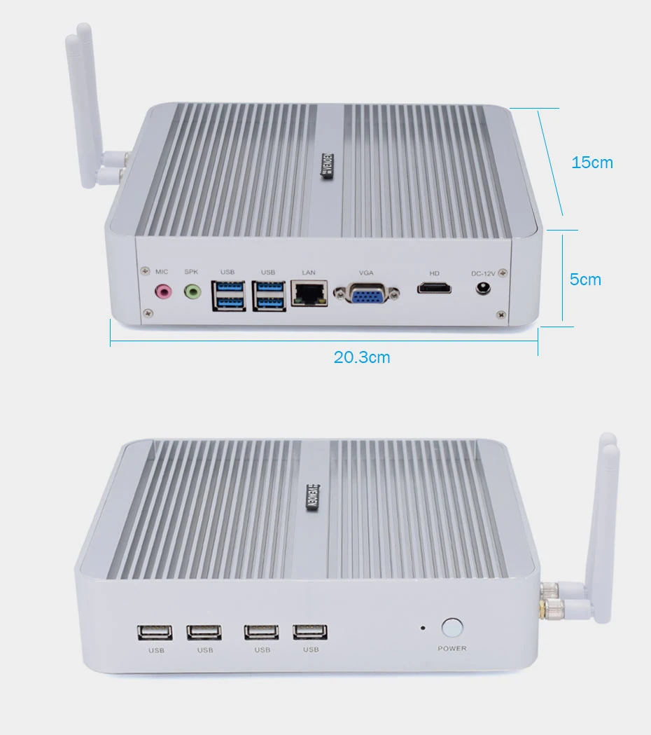 P03B-core i5 8250U Intel Core i5 8250U minipc i5 7200U Kaby Lake Безвентиляторный Компьютер i3 7100U Windows 10 Настольный ПК Barebone i7 8550U - Цвет: P03B-core i5 8250U