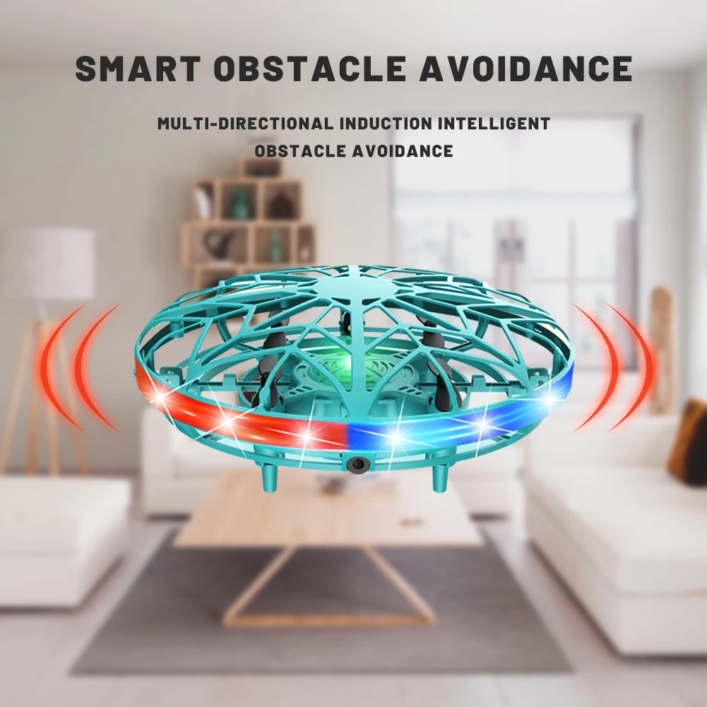 

Mini Drone UFO Infrared Sensing Control Flying Toy Hand Manual Control 360 Rotaion USB Rechargebale Drone For Children Gift