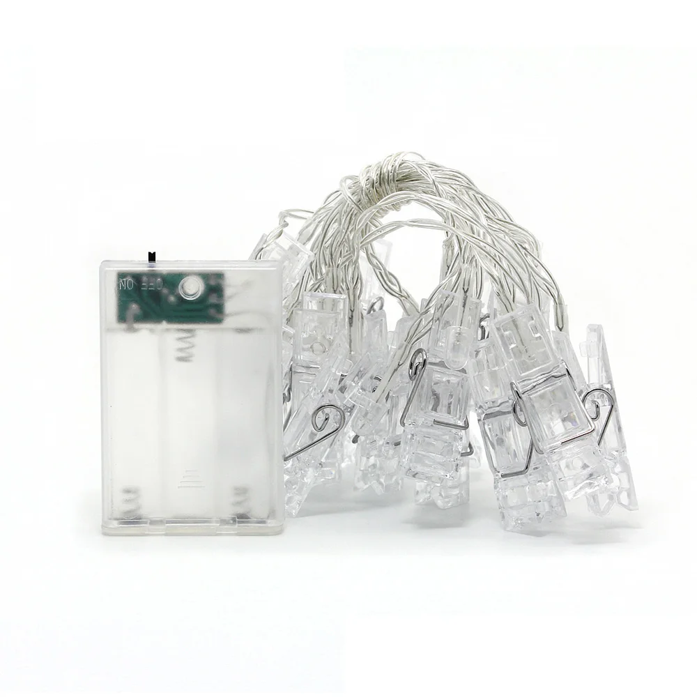 1 5 M 2M 3M USB кабель с фото клип держатель гирлянды светодиодные огни для рождества