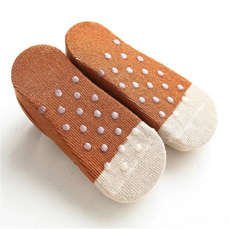 Lawadka Spring Autumn Newborn Baby Boy Girl Socks Cartoon Anti Slip Socks for Girls Casual Cotton Floor Kids Clothes Accessories