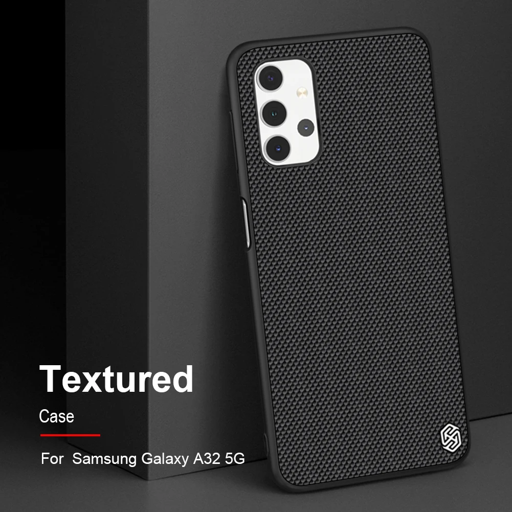 

For Samsung Galaxy A32 5G case NILLKIN Textured Nylon fiber case back cover For samsung A32 5G case durable non-slip