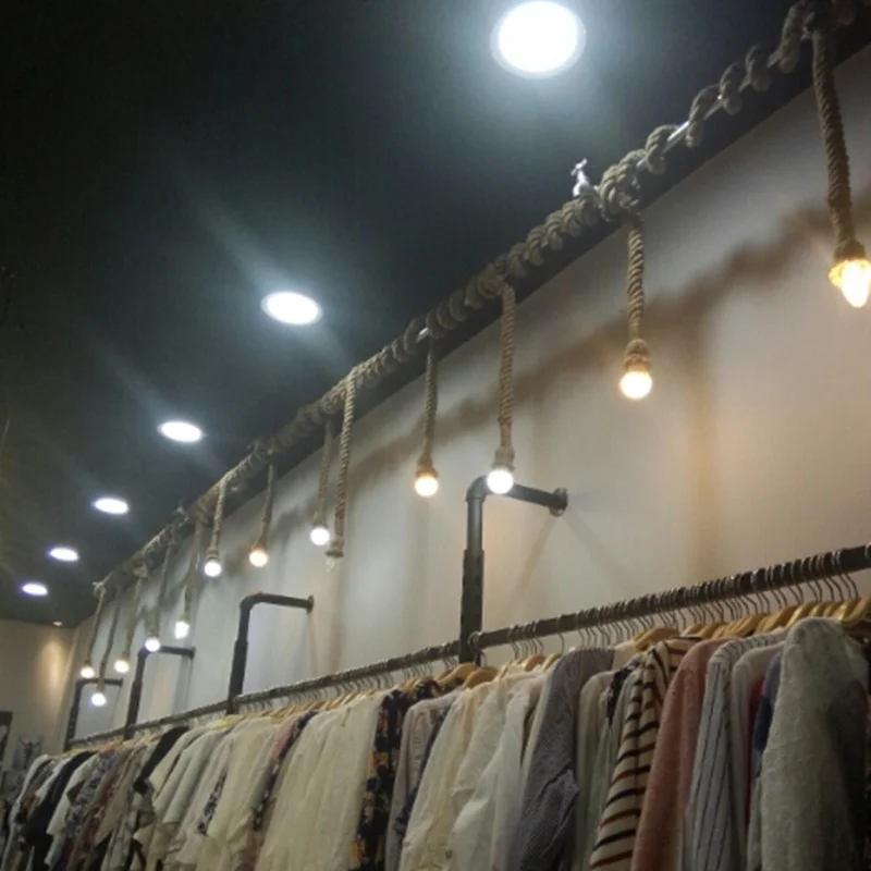 Промышленный подвесной светильник в стиле лофт винтажная лампа для ресторана