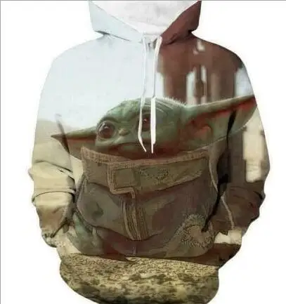 2020 детский пуловер мандалорские войны для Йоды куртка с капюшоном пальто