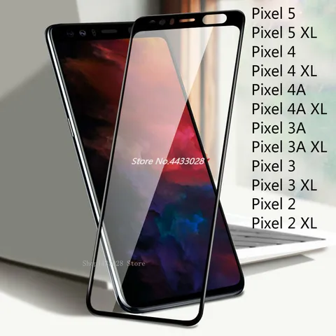 Закаленное стекло с полным покрытием для Google Pixel 5 4 4A 3 3A 2 защита экрана размера XL, стекло для Google Pixel 5XL 4XL 3XL защитная пленка, стекло