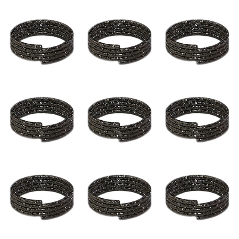 10 шт. обод кольцо внутреннее отверстие Золотой Серебряный волос коса дредлока