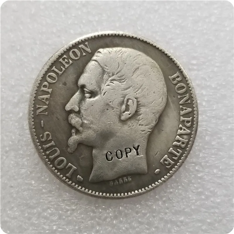 1852-BB France 5 Francs copy coins commemorative coins-replica medal collectibles badge | Дом и сад