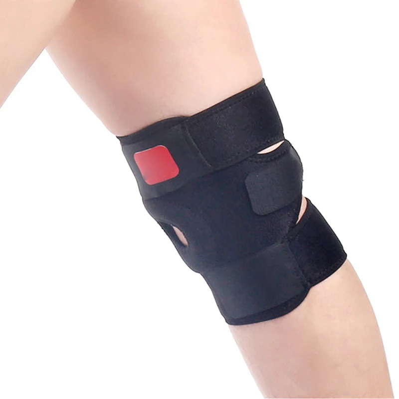 

High Quality Elastic Adjustable Knee Support Safe Compression Knee Sleeve Pain Recovery Support Knee Pads