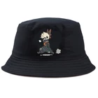 Панама с японским аниме Моя геройская Академия, хлопковая Складная пляжная шапка, шляпа от солнца, летняя, для мальчиков и девочек, рыбаков