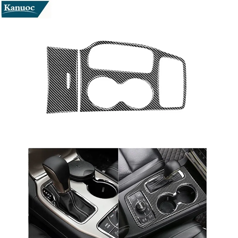 

Переключатель передач для салона автомобиля из углеродного волокна/декоративные наклейки на передний отсек для хранения, Стайлинг автомоб...
