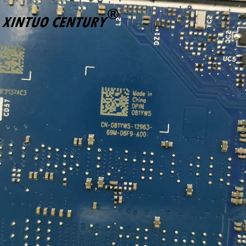 

CN-081YW5 081YW5 81YW5 DELL 5567 Laptop anakart iin LA-D802P ile SR2ZV i7-7500U CPU 100% iyi alyor