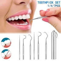 portable dental floss flosser picks toothpicks teeth stick tooth cleaning interdental brush dental floss pick oral hygiene care
