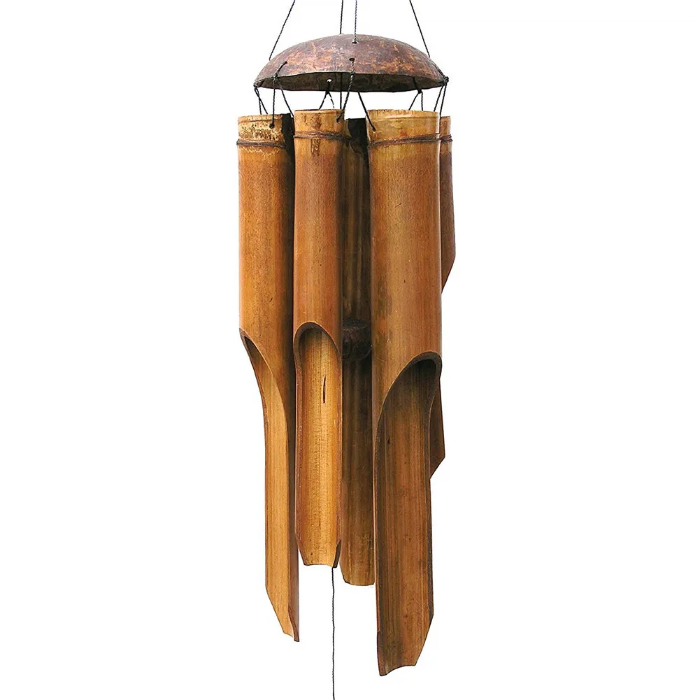 Campanelli eolici di bambù fatti a mano da esterno per interni appesi a parete campanelli eolici decorazioni da giardino appesi campanelli eolici campanelli eolici