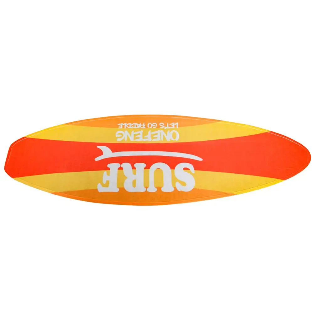 Спортивный оранжевый напольный коврик Onefeng для серфинга в форме доски дома и