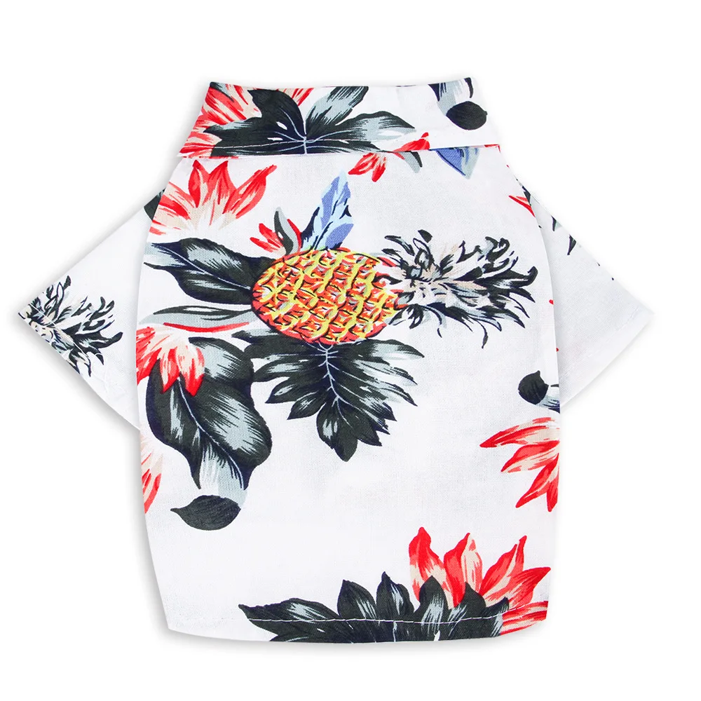 

Summer Pet Printed Clothes For Dogs Floral Beach Shirt Jackets Dog Coat Puppy Costume Cat Spring Clothing Pets Outfits Cachorro