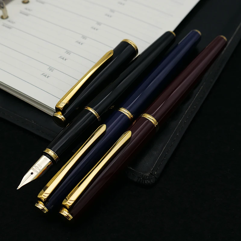 Pilot оригинальный перьевые ручки 14 каратного золота латунь держатель Роскошные