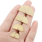 20 шт.пакет, полукруглые подвески, сделай сам, подвески, соединительные аксессуары для ожерелья ручной работы, браслета, ювелирных изделий, принадлежностей для поиска