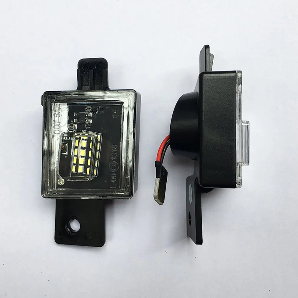 

2pcs/set License Plate Light Lamp Housing Parking Light Car Modification Part For Chevrolet For Pickup Truck Series