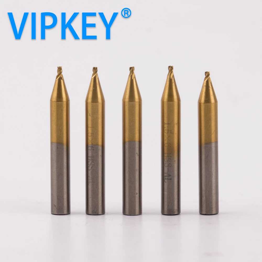 1 5 мм копировальная машина для резки ключа титанизированная концевая фреза