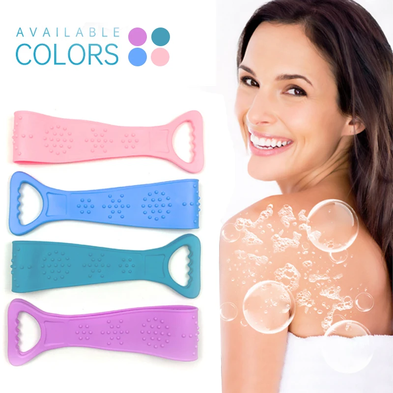 70 см банное скруббер полотенце с ремешком для мытья спины очищающий скраб