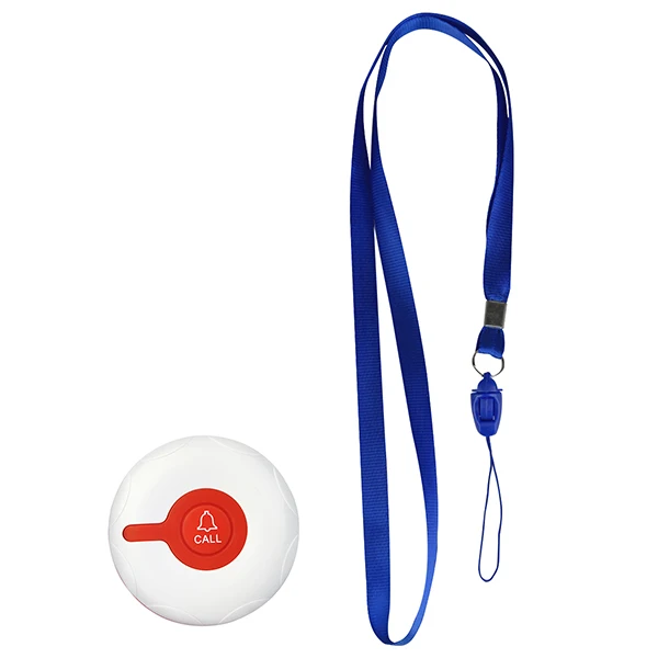 With Lanyard Больничная система вызова медсестры беспроводные пейджеры для пациента 1 хост приемника+ 2 приемника часов+ 15 передатчик кнопки вызова F3288B - Цвет: With Lanyard
